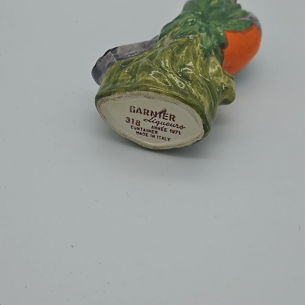 Garnier Bird Figurine with Green and Brown Accents